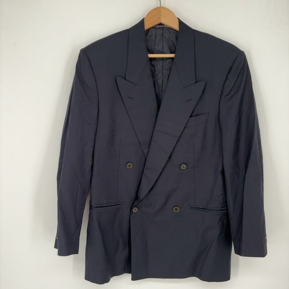 Gianfranco Ferre Vintage Double Breasted Tasmanian Wool Blazer